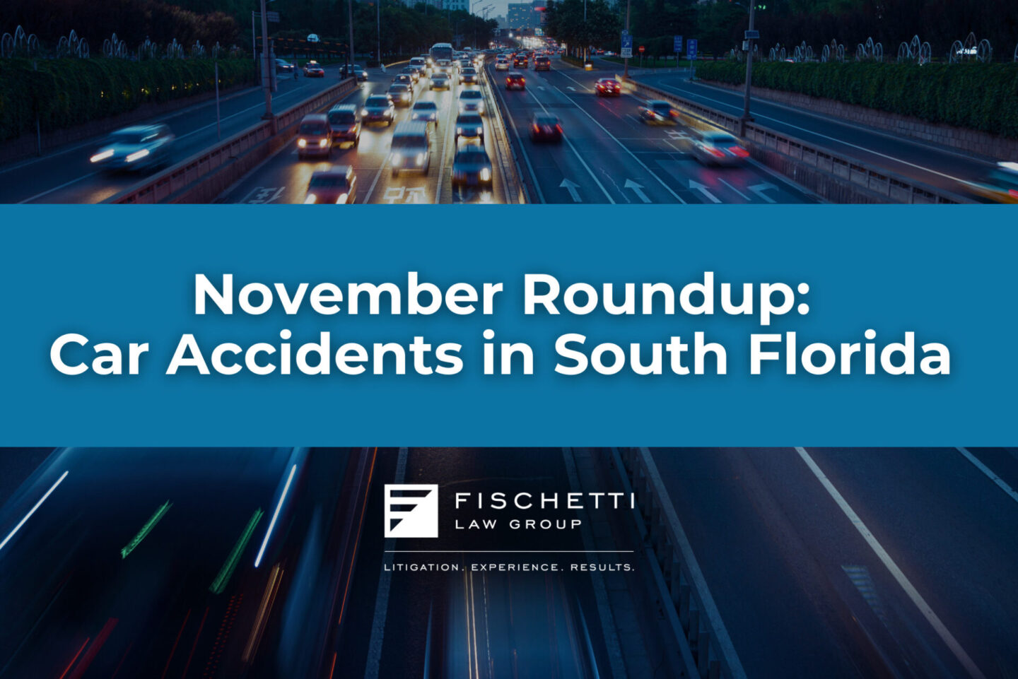 november car accidents in south florida. cars driving on highway