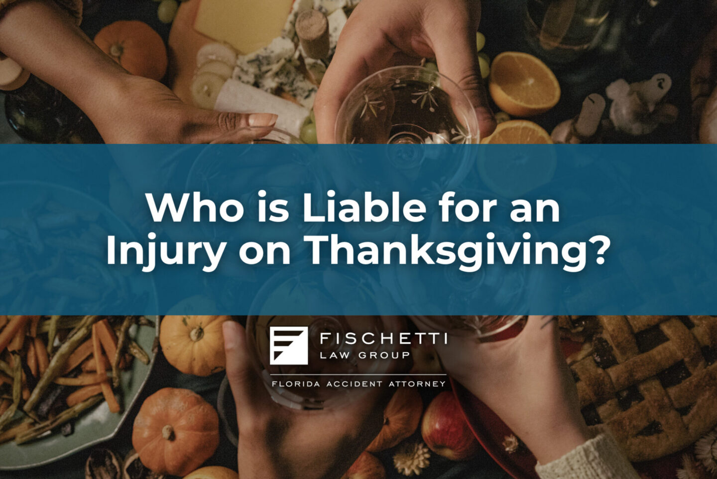 thanksgiving safety banner with thanksgiving meal